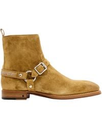 John Varvatos - Regent Harness Boot Mid Calf - Lyst