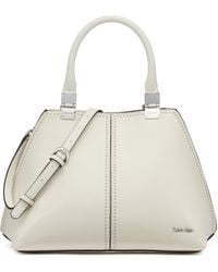 Calvin Klein - Granite Geometric Satchel – 2 In - Lyst