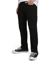 Quiksilver - 5 Pocket Straight Fit Stretch Waist Denim Jeans - Lyst