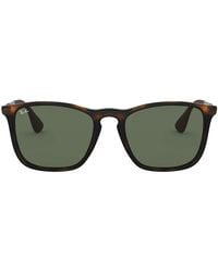 Ray-Ban - Rb4187 Chris Square Sunglasses - Lyst
