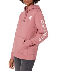 carhartt clarksburg graphic sleeve pullover sweatshirt