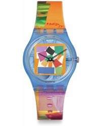Swatch - Casual Watch Transparent Quartz Bio-sourced Art Journey Matisse's Snail - Lyst