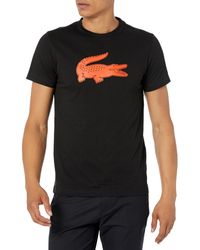 Lacoste - Sport Short Sleeve Ultra Dry Croc Graphic T-shirt - Lyst