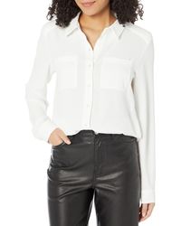 Calvin Klein - Comfortable Collared Button Front Long Sleeve Sweater - Lyst