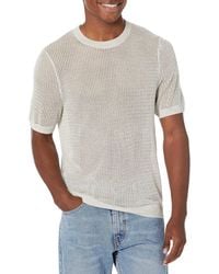 Guess - Short Sleeve Eco Textural Ottoman Noah Sweater - Lyst
