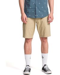 Volcom - Road Trip Stretch Twill 20" Chino Short - Lyst