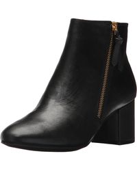 cole haan grand os calandra leather ankle boots