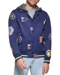 Tommy Hilfiger - Fashion Bomber With Attached Jersey Hood - Lyst