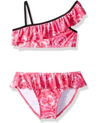 Jessica Simpson Girls Big Cherokee Queen Two Piece Tankini Swimsuit Set