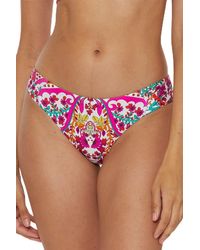 Trina Turk - Standard Hawaiian Garden Tab Side Hipster Bikini Bottom - Lyst