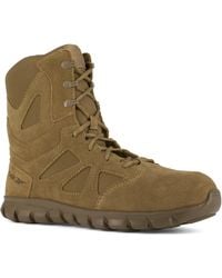 Reebok - Mens Sublite Cushion Tactical Safety Toe 8" Tactical With Side Zipper Industrial Construction Boot - Lyst