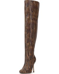 Jessica Simpson - Nicolosi Wide-calf Over-the-knee Boot With Stiletto Heel And Round Toe - Lyst