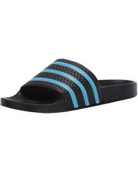 adidas leather flip flops