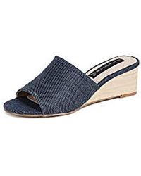 steve madden denim wedge