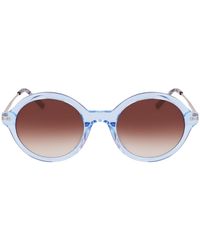 DKNY - Dk714s Round Sunglasses - Lyst
