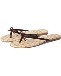 Seychelles - Wish List Print V Leather Sandal Flip-flop - Lyst