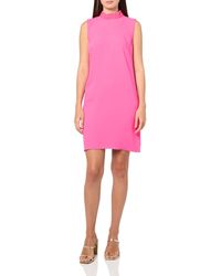 Trina Turk - Embellished Mock Neck Sheath Dress - Lyst