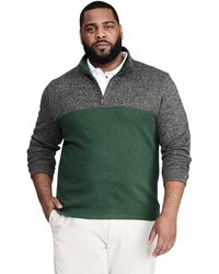 Izod shaker ribbed 2025 quarter zip sweater