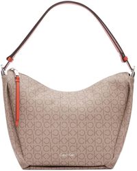 Calvin Klein - Prism Top Zip Convertible Hobo Shoulder Bag - Lyst