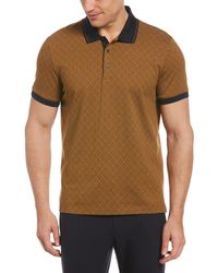 Perry Ellis - Slim Fit Foulard Print Short Sleeve Polo Shirt - Lyst