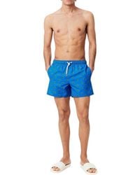 Lacoste - Crocodile Print Swim Trunks - Lyst