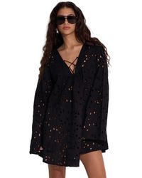 Gottex - Standard Coastal Lace Mini Dress Cover-up - Lyst