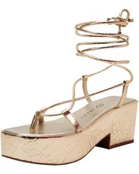 Katy Perry - The Busy Bee Lace Up Heeled Sandal - Lyst