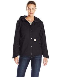Carhartt Full Swing Cryder Stretch Quick Duck Jacket - Black
