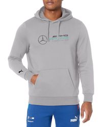 PUMA - Mercedes Amg Petronas Essentials Fleece Hoodie - Lyst