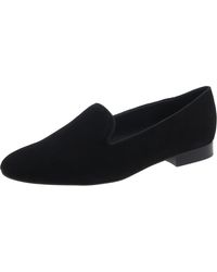 Nine West - Renold Block Heel Faux Suede Loafers - Lyst