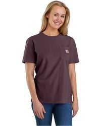 Carhartt - S Loose Fit Heavyweight Short-sleeve Wk87 Workwear Pocket Short Sleeve T-shirt - Lyst