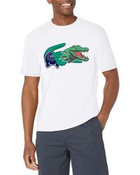 Lacoste - Holiday Relaxed Fit Oversized Crocodile T-shirt - Lyst