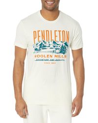 Pendleton - Short Sleeve Classic Mountain Graphic Tee - Lyst