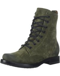 frye veronica combat lilac