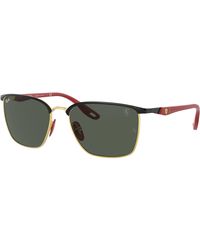 Ray-Ban - Rb3673m Scuderia Ferrari Collection Square Sunglasses - Lyst