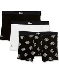 Lacoste - 3-pack Cotton Stretch Boxer Brief - Lyst