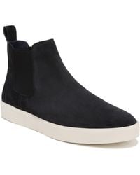 Vince - S Tamas Chelsea Boots Coastal Blue Suede 7 M - Lyst
