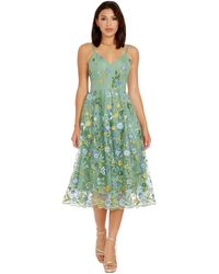 Dress the Population - Maren Blossoming Garden Vines 3d Embroidery - Lyst