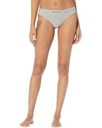 Calvin Klein - Embossed Icon Thong - Lyst