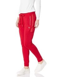 red true religion jogging suit