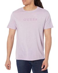 Guess - Washed Pima Logo Tee - Lyst