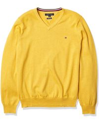 yellow tommy hilfiger jumper