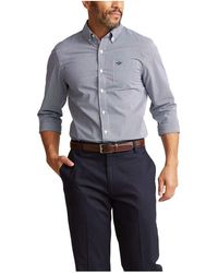 Dockers - Classic Fit Long Sleeve Signature Comfort Flex Shirt - Lyst
