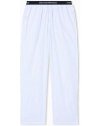 Emporio Armani - Classic Logo Elastic Waistband Pajama Pants - Lyst