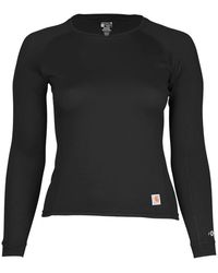 Carhartt - Base Layer Force Midweight Waffle Base Layer Crewneck Top - Lyst