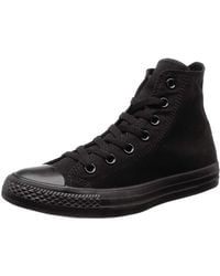 Converse - Chuck Taylor All Star Canvas High Top Sneaker, Black, 11 Us /13 Us - Lyst