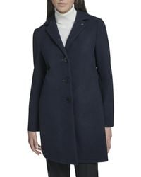 Calvin Klein - Classic Faux Wool Overcoat – Long Button Front Winter - Lyst