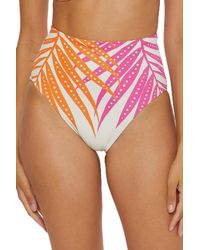 Trina Turk - Standard Sheer High Waisted Bikini Bottom - Lyst