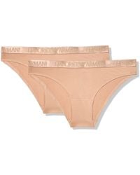 Emporio Armani - Iconic Microfiber 2 Pack Brief - Lyst