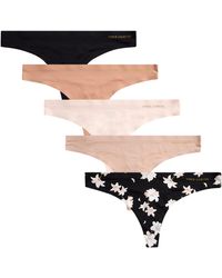 Vince Camuto - Women's Underwear - 5 Pack, 10 Pack Seamless Thong Panties - Breathable No-show Sexy Thongs (s-xl), Size Small, - Lyst